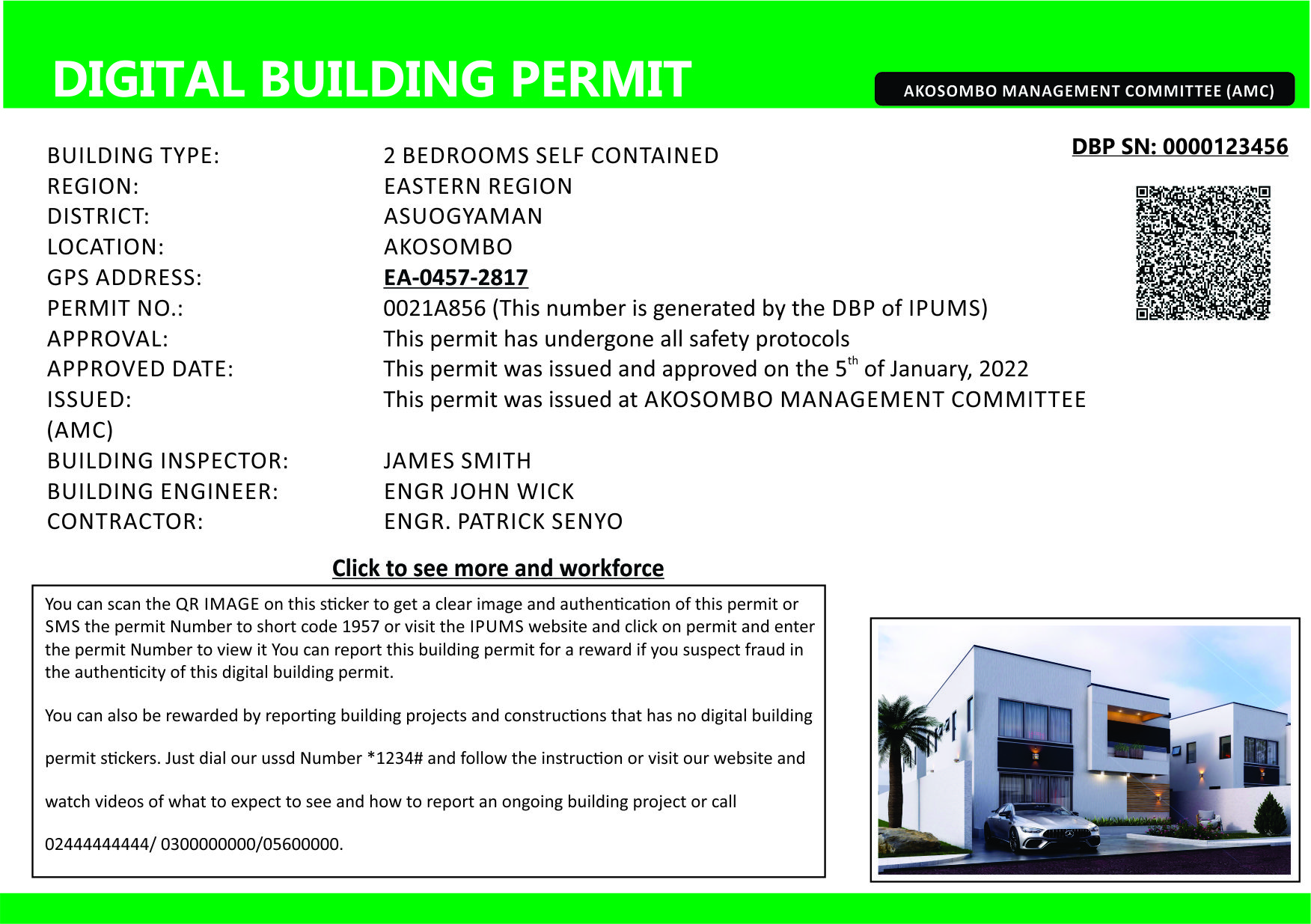 DIGITAL BUILDING PERMIT (DBS)